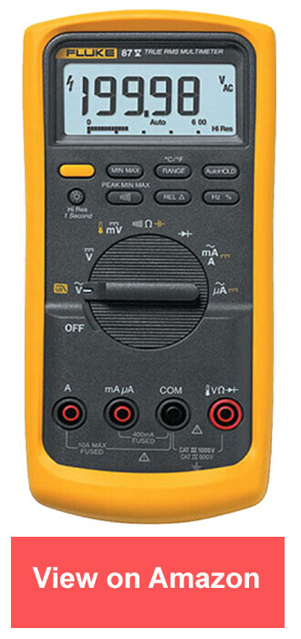 Fluke 87V True RMS Digital Multimeter - Best Multimeter for Electronics 2023