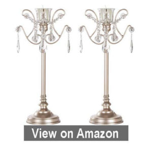 Amalfi Décor Tiffany Metal Candelabra Set - Christmas Gift For Girls 2023