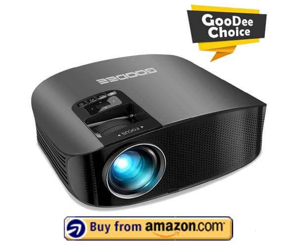 GooDee HD Video Projector 3800L - Best Outdoor Movie Projector 2023