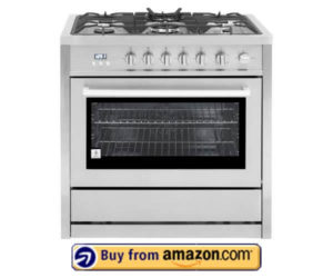 Cosmo 36 in. 3.8 cu. ft. Gas Range with Convection Oven 2023