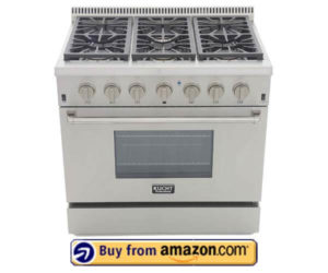 Kucht KRG3618U-S Professional 36 5.2 cu. ft. Natural Gas Range 2023