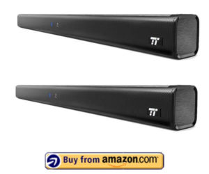 Soundbar, TaoTronics Three Equalizer Mode Audio Speaker 2023