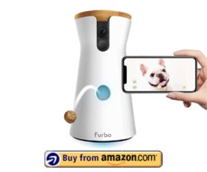 Furbo Dog Camera Treat Tossing, Full HD Wifi Pet Camera - Best Christmas Gift for The Tech Lover 2023