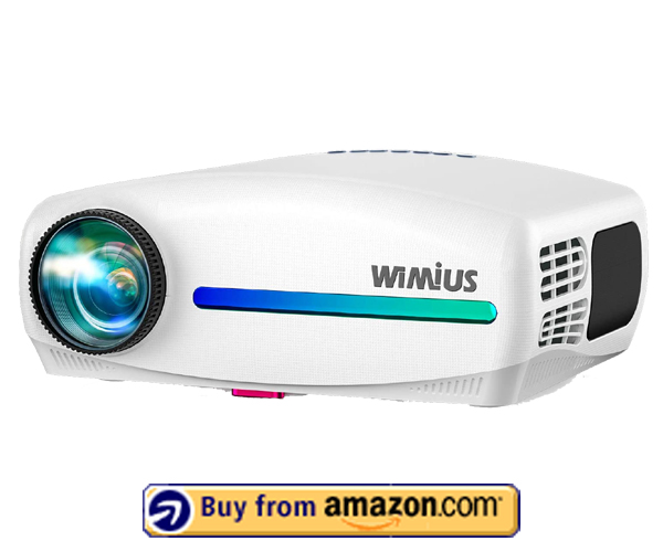 WiMiUS Upgrade S1 - Best Home & Outdoor Movie Projector 2023