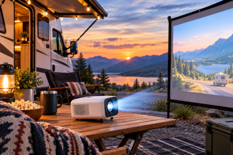 Best Mini Projector for RV Road Trips 2026 — Top 5 Reviews