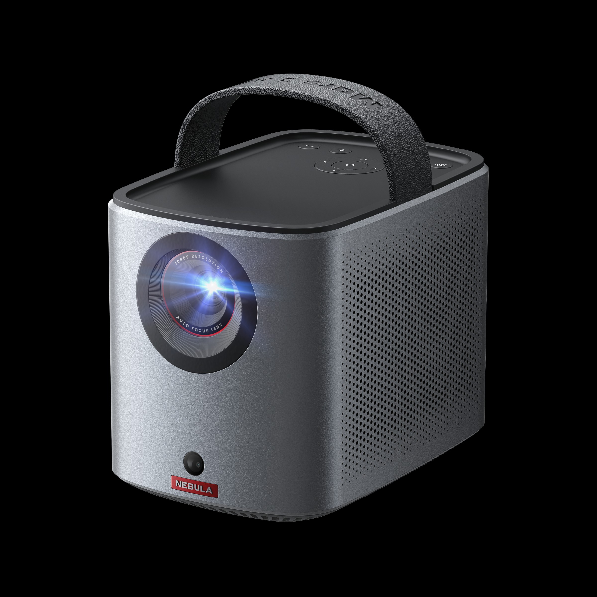 Anker Nebula Mars 3 Air portable projector front and carry handle design