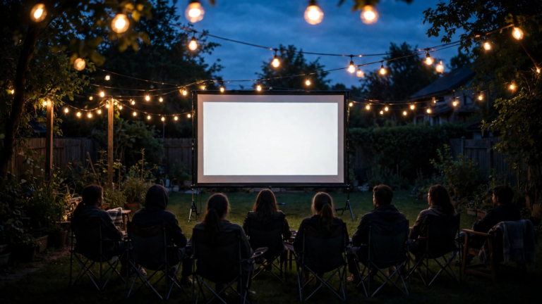 How to Hang Projector Screen Outside Without Wall in 2026